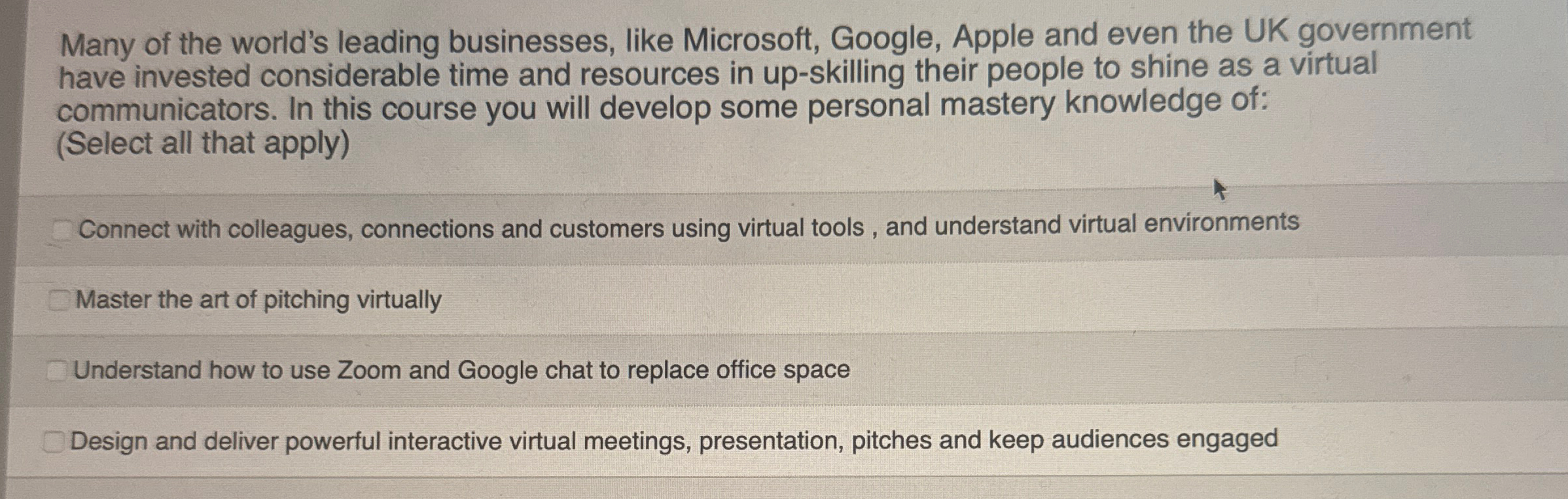 Many of the world's leading businesses, like