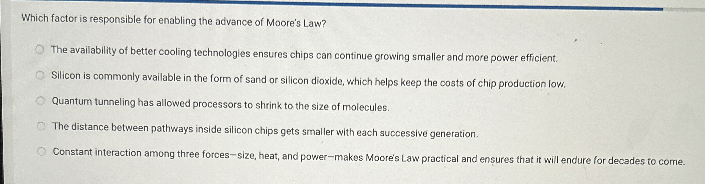 Which factor is responsible for enabling the