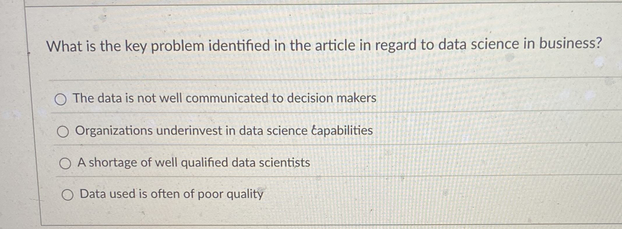 What is the key problem identified in the article