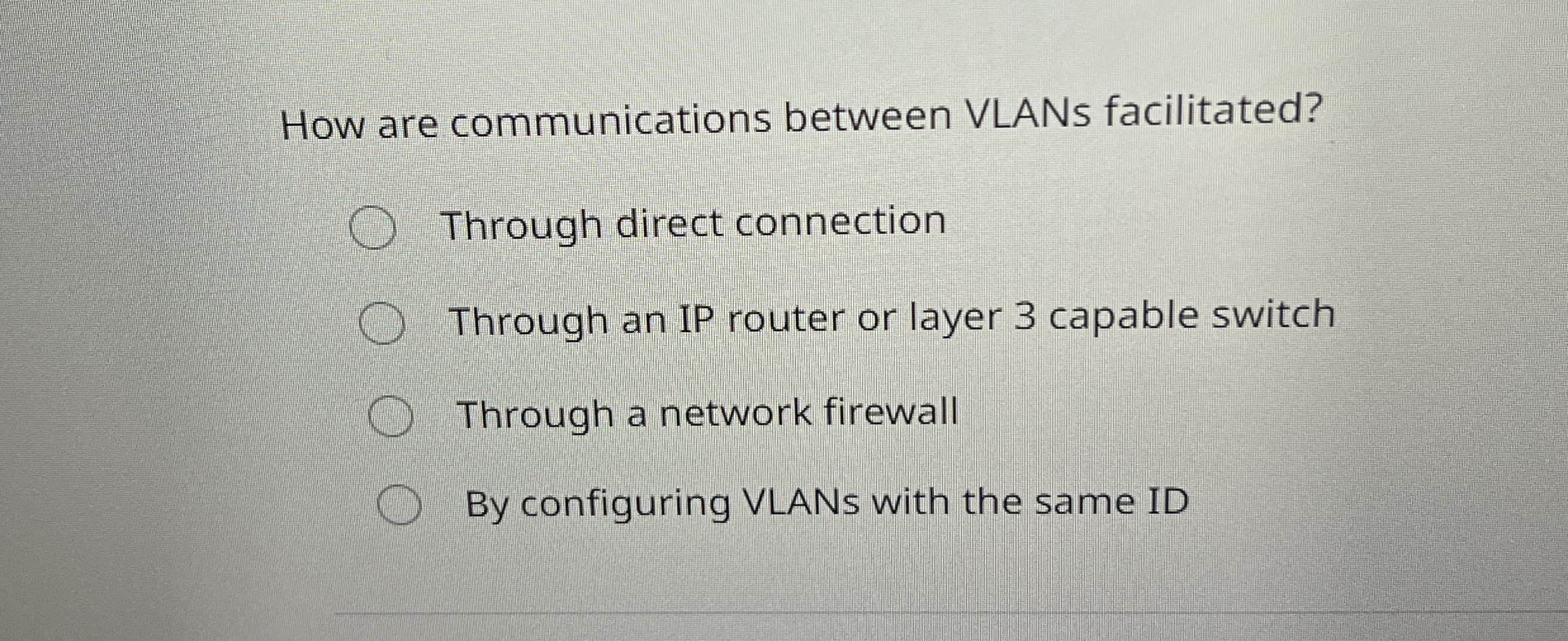 How are communications between VLANs facilitated?