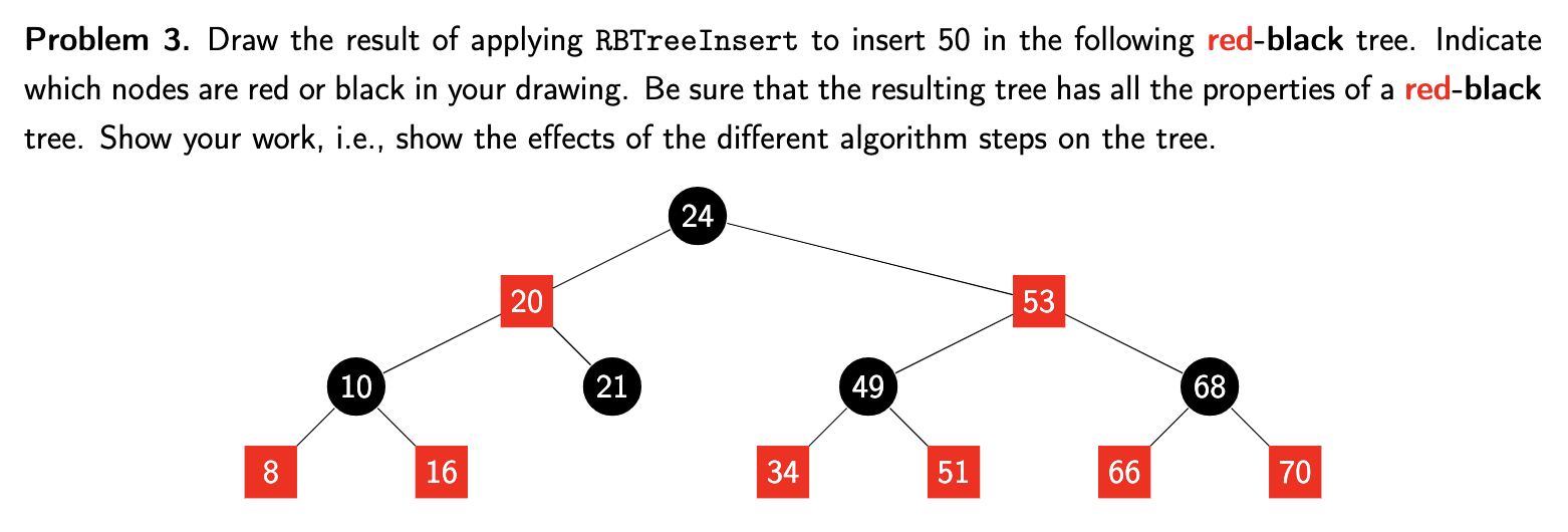 Problem 3 . Draw the result of applying