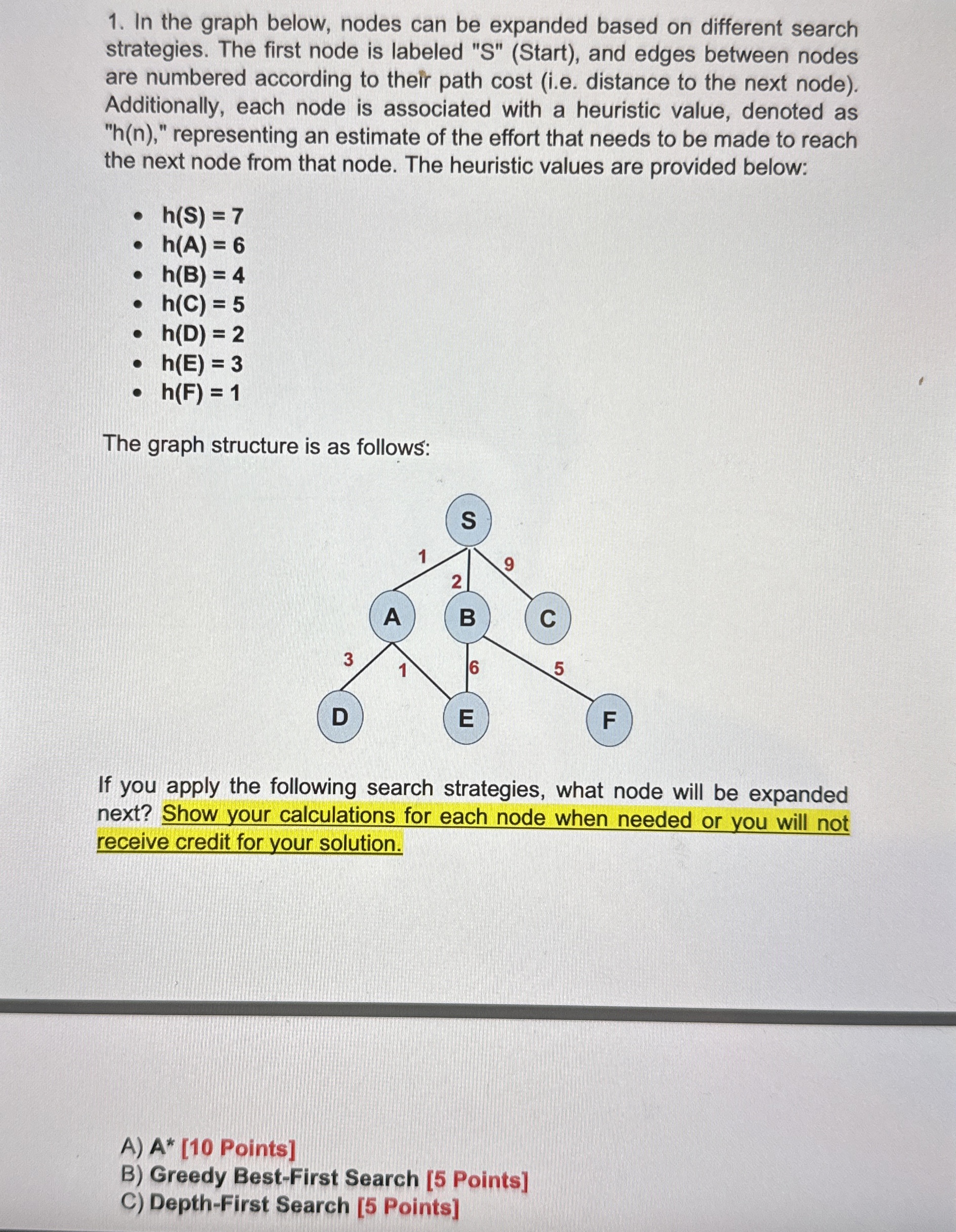 In the graph below, nodes can be expanded based