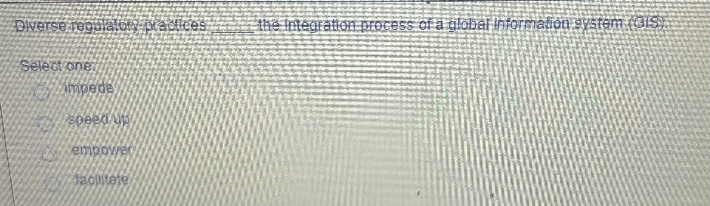 Diverse regulatory practices the integration