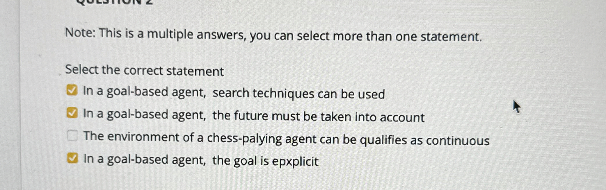 Note: This is a multiple answers, you can select