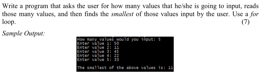 Write a JAVA program that asks the user for how