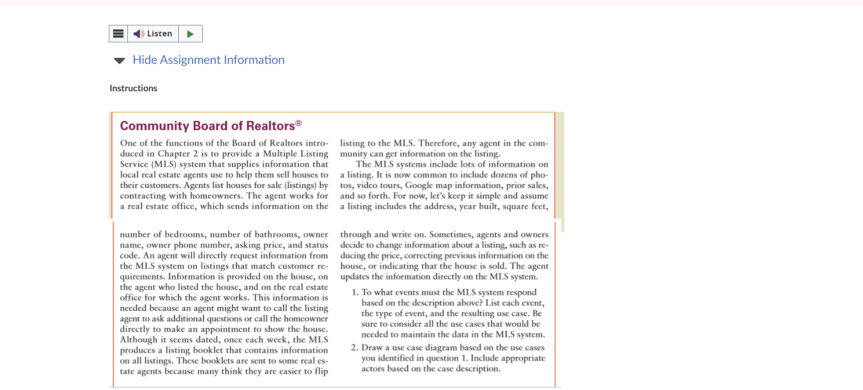 Community Board of Realtors ? One of the