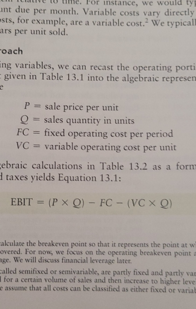 using the formulas. stated of the same as for