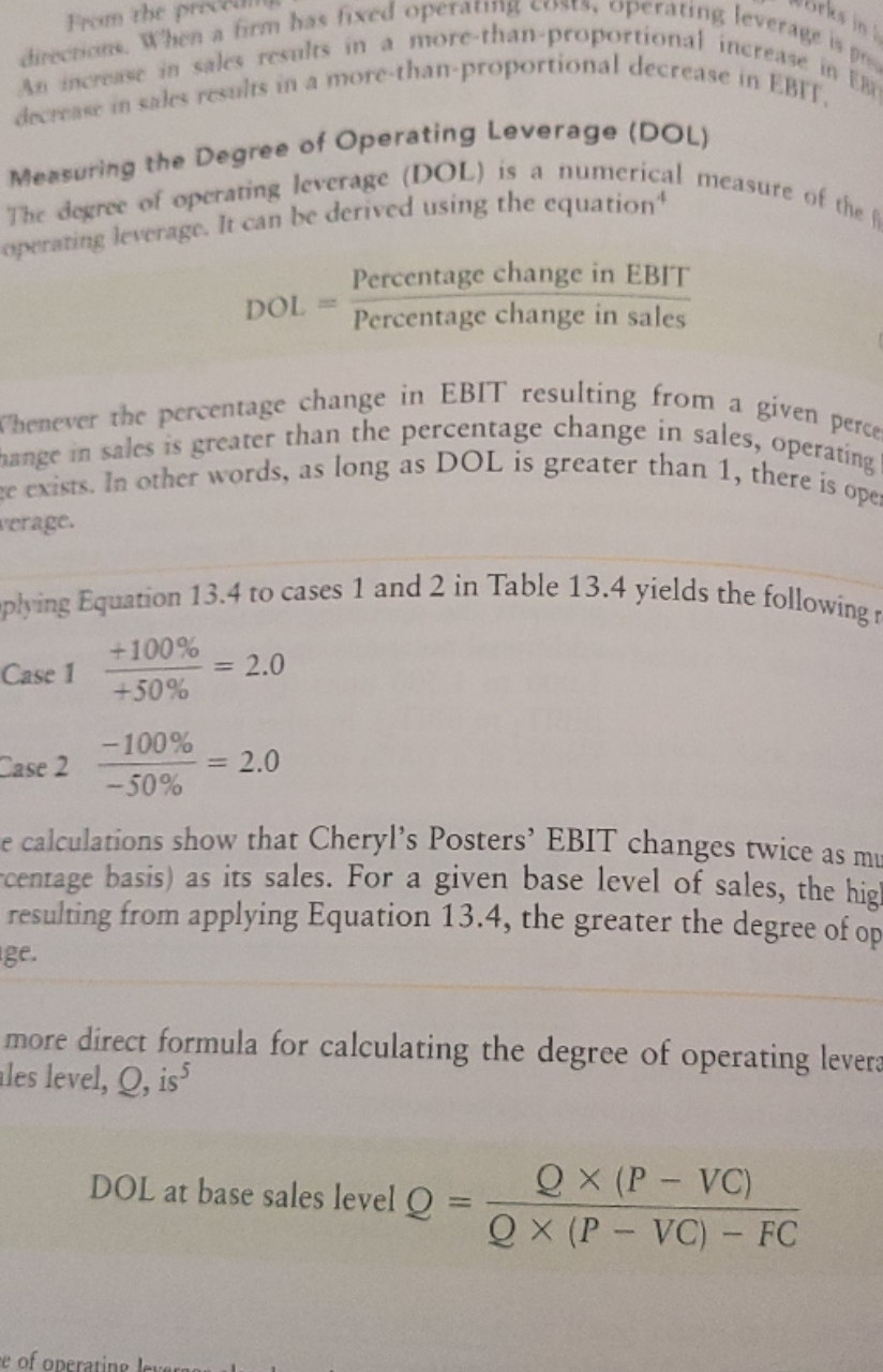 using the formulas. stated of the same as for