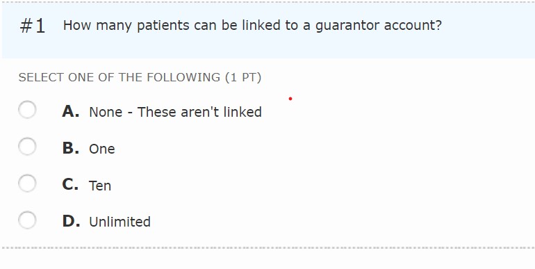 \ # 1 How many patients can be linked to a