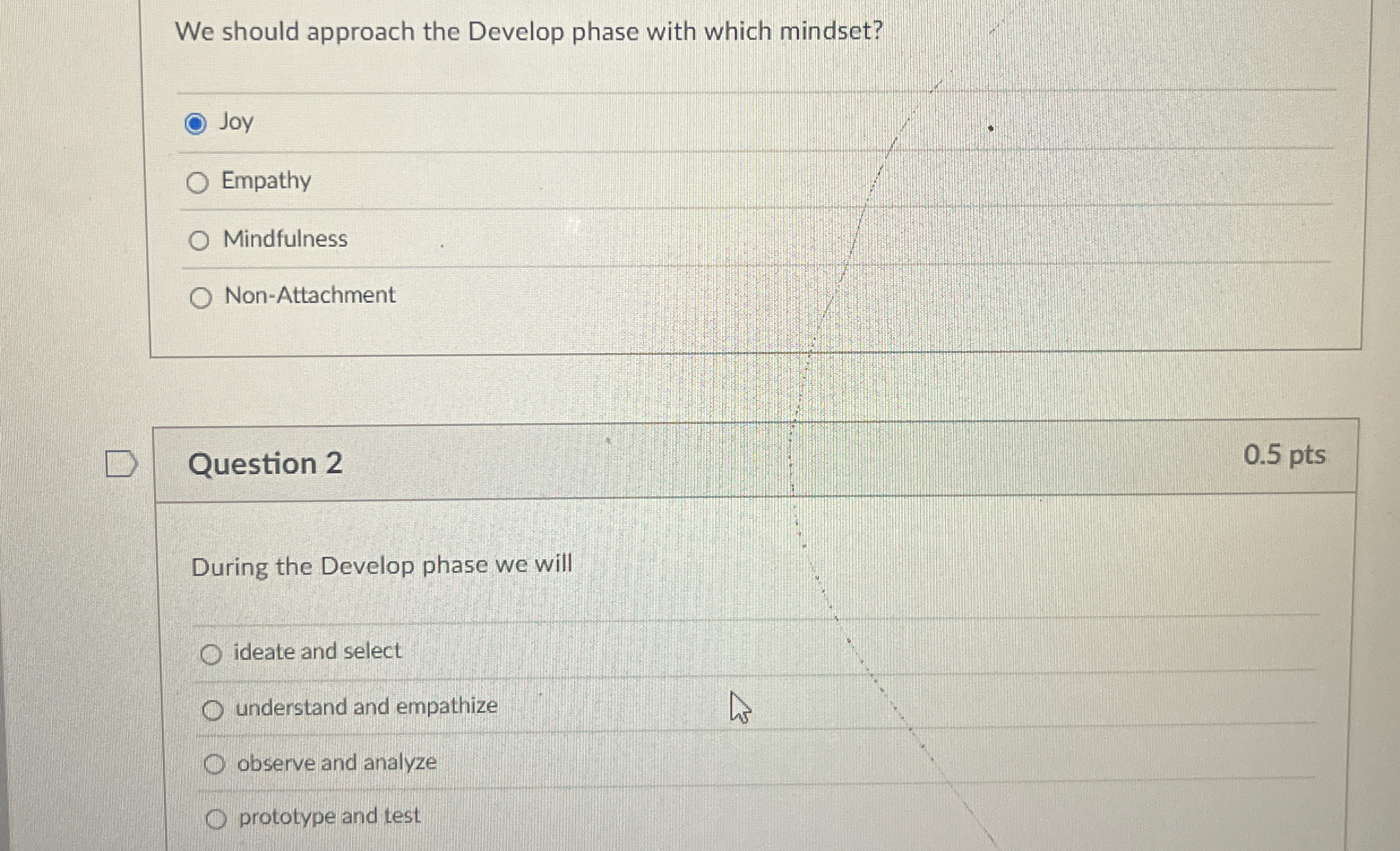 We should approach the Develop phase with which