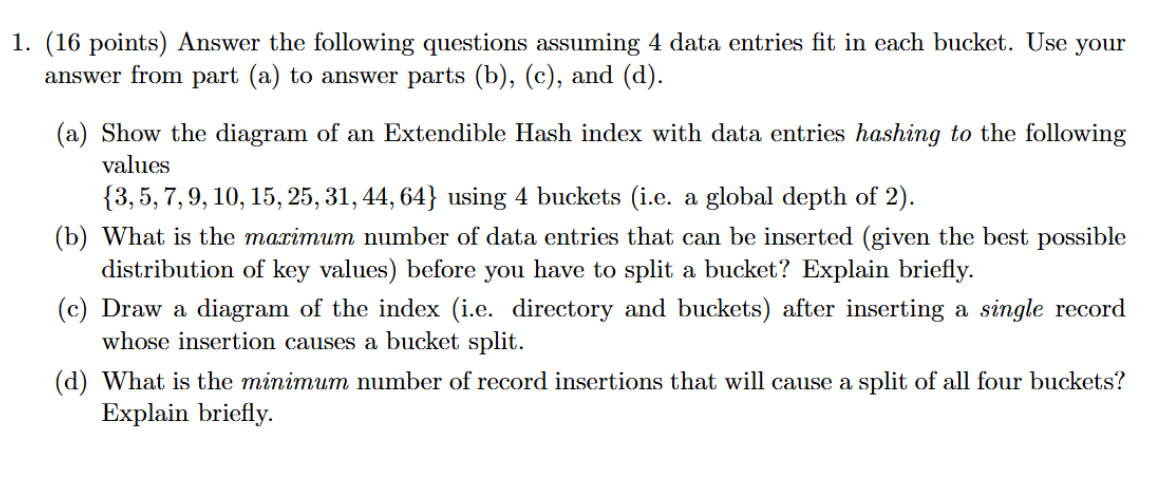 this is all database related Answer the following