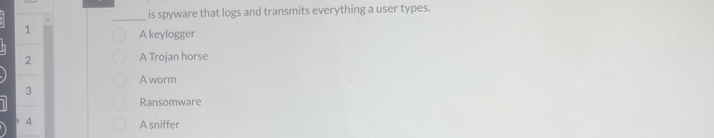 q , is spyware that logs and transmits everything