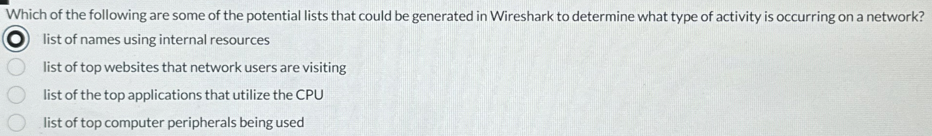 Which of the following are some of the potential