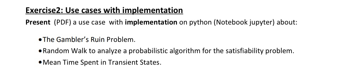 Exercise 2 : Use cases with implementation