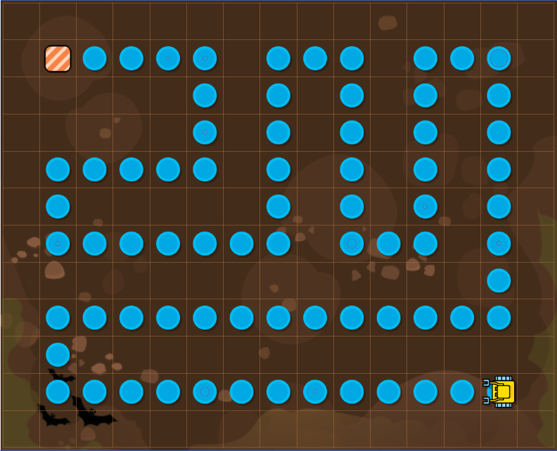 Write a program for Karel to follow the trail of