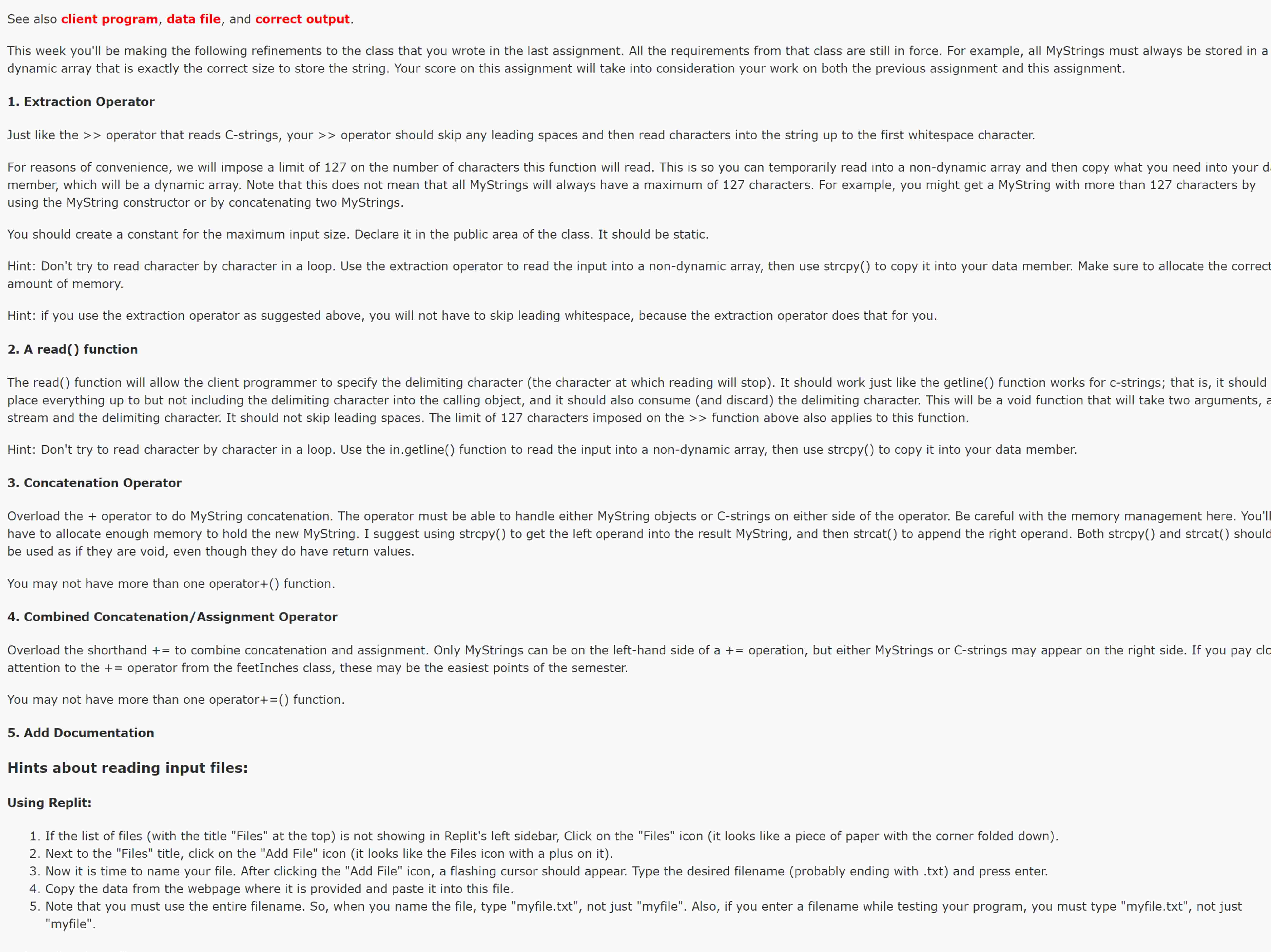 this is the client program ( don ' t change or