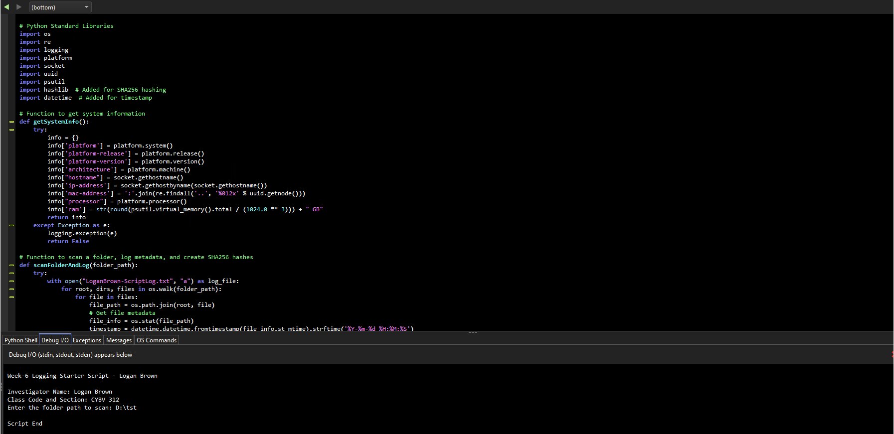 So here is my file path D: \ tst why is this the