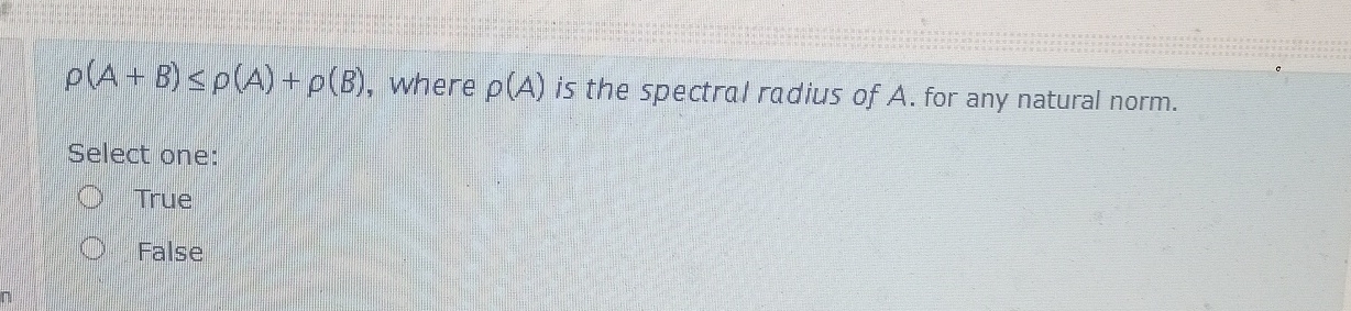 ( A + B ) ( A ) + ( B ) , where ( A ) is the