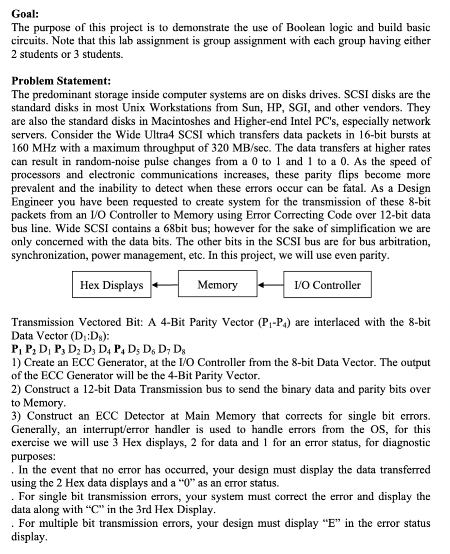 This needs to be done using logic works Goal: The