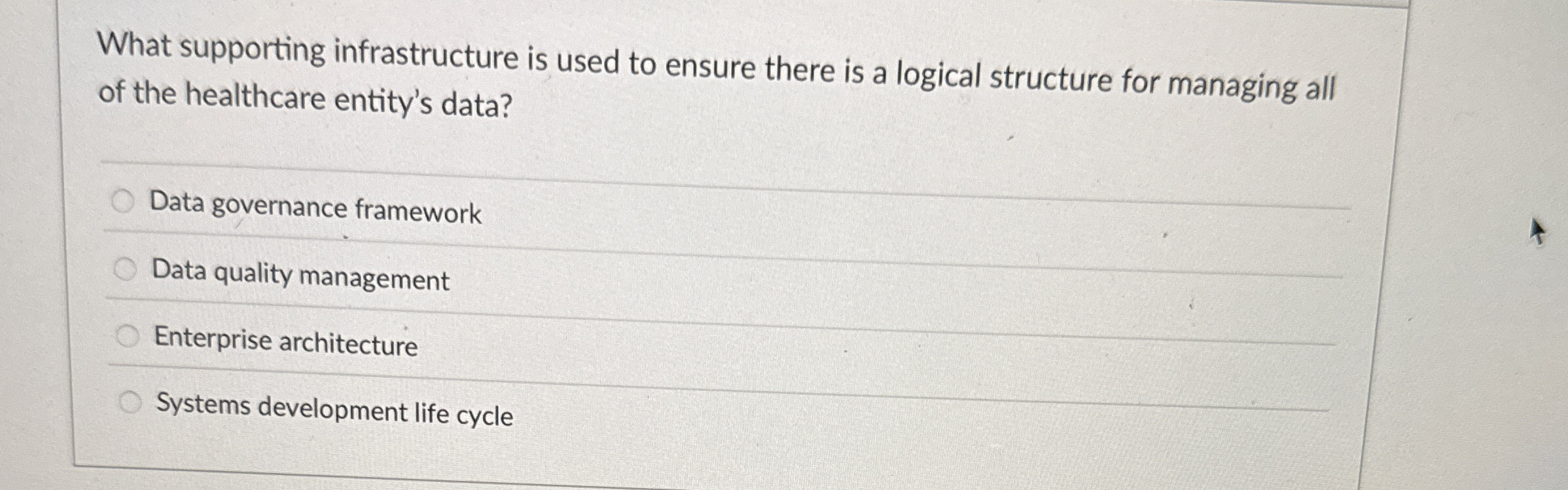 What supporting infrastructure is used to ensure
