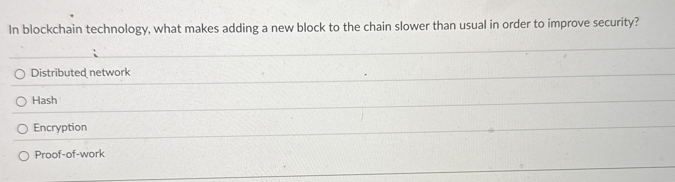 In blockchain technology, what makes adding a new