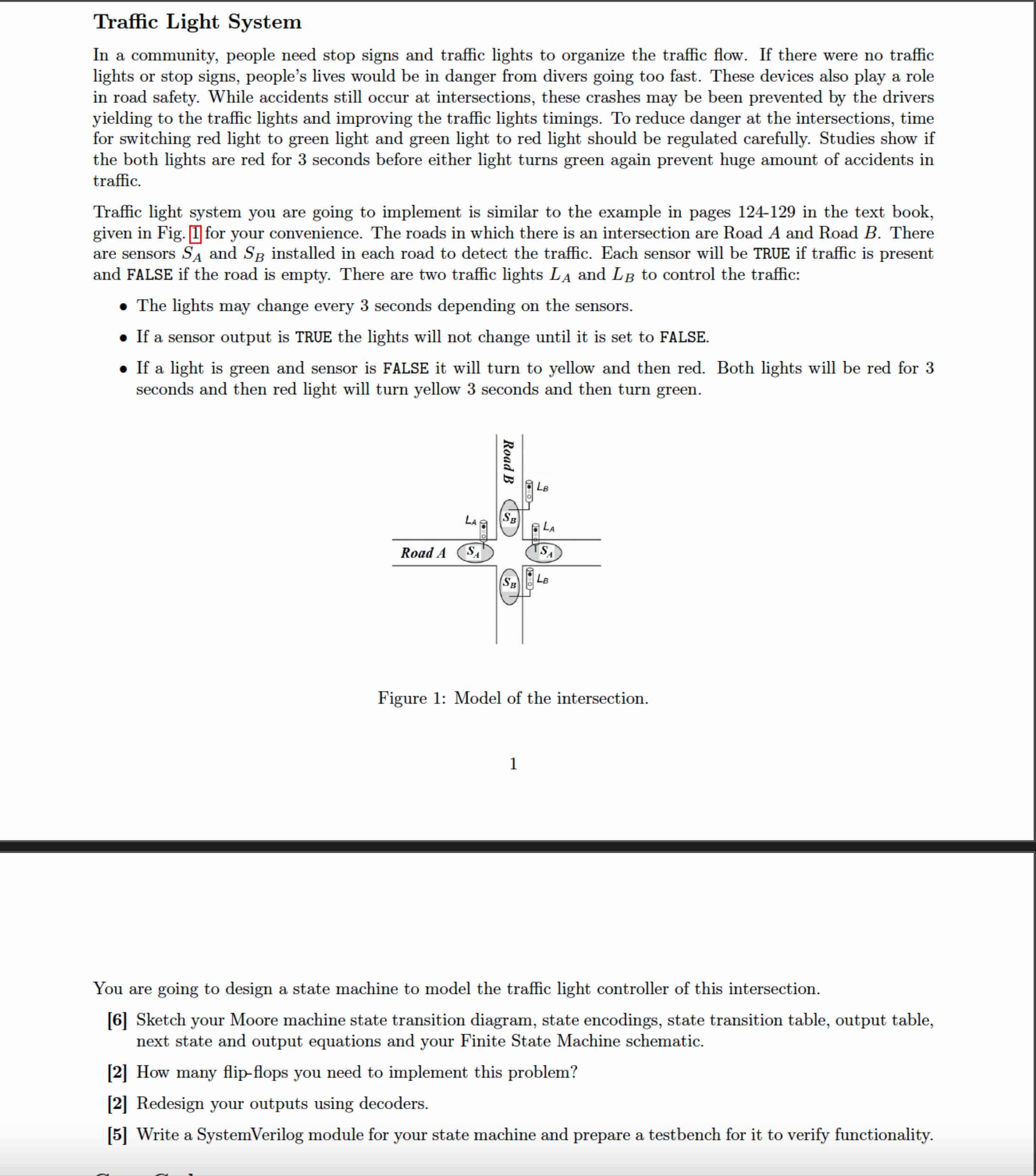 Traffic Light System In a community, people need