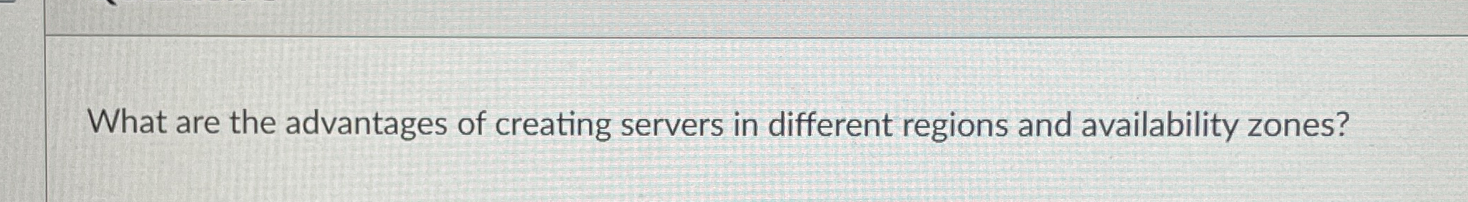 What are the advantages of creating servers in