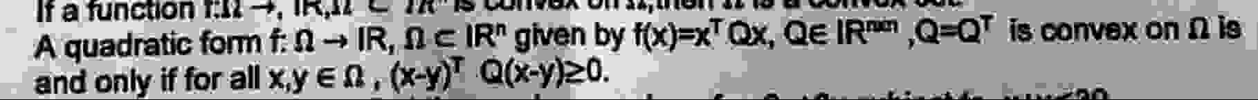 A quadratic form f : R , i n R n given by f ( x )