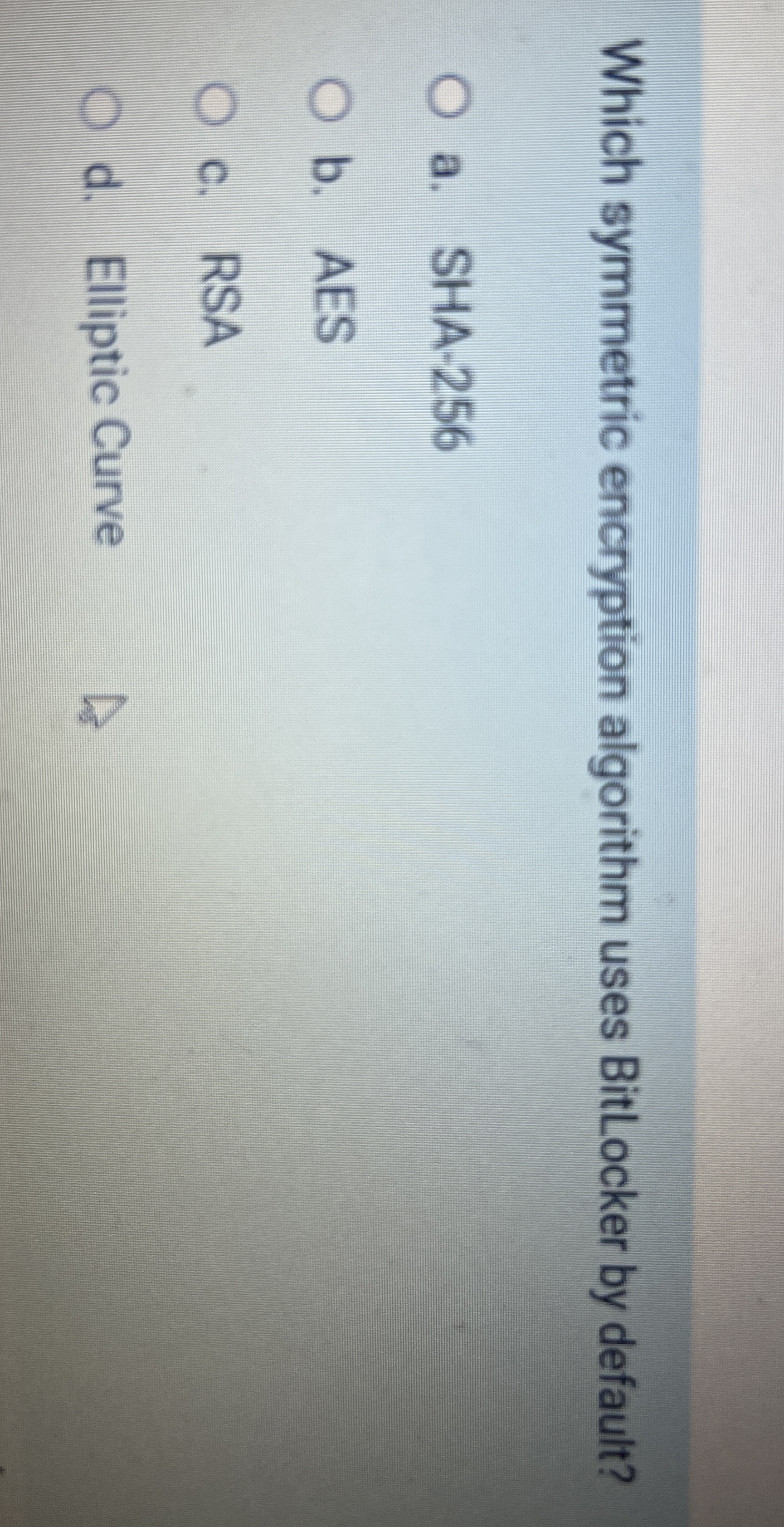 Which symmetric encryption algorithm uses