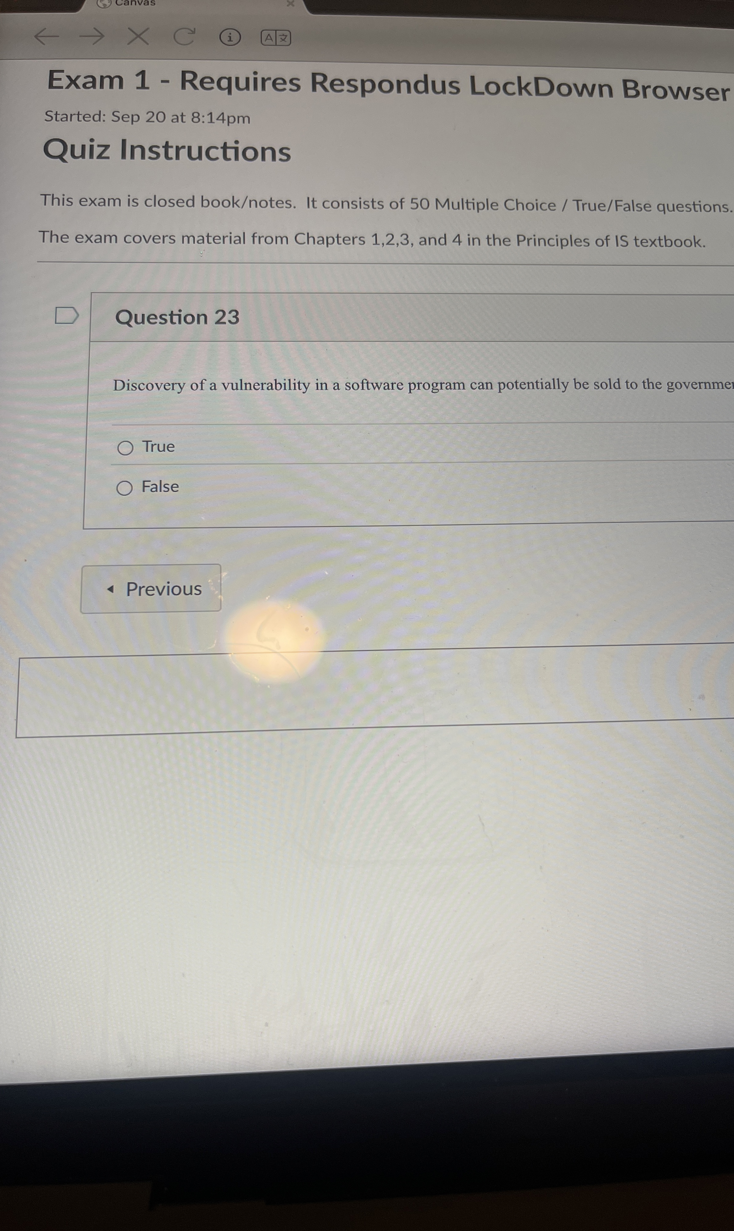 Question 2 3 Discovery of a vulnerability in a
