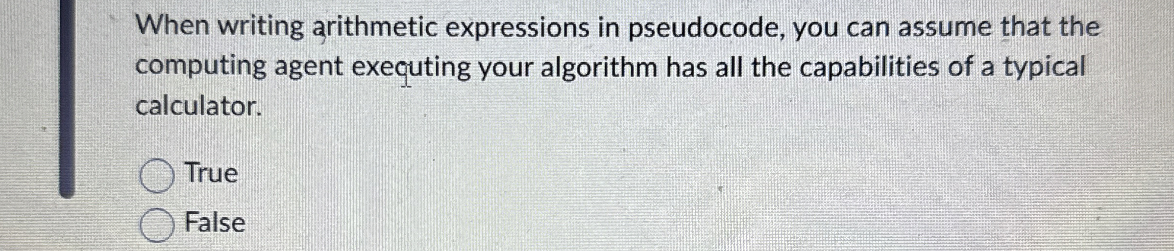 When writing arithmetic expressions in