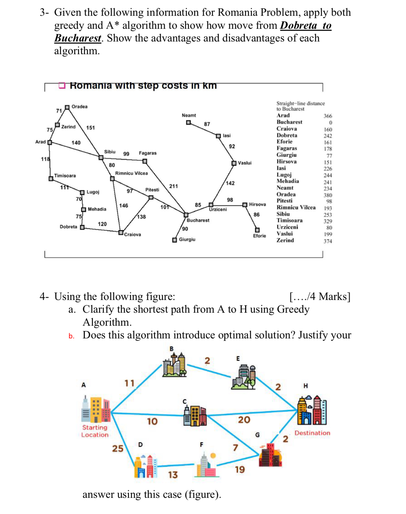 3 - Given the following information for Romania
