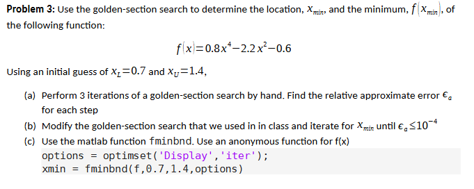 Just part c in MATLAB please.