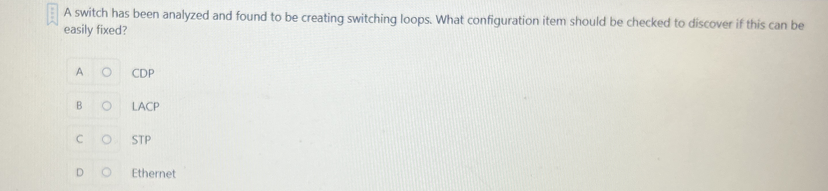 A switch has been analyzed and found to be