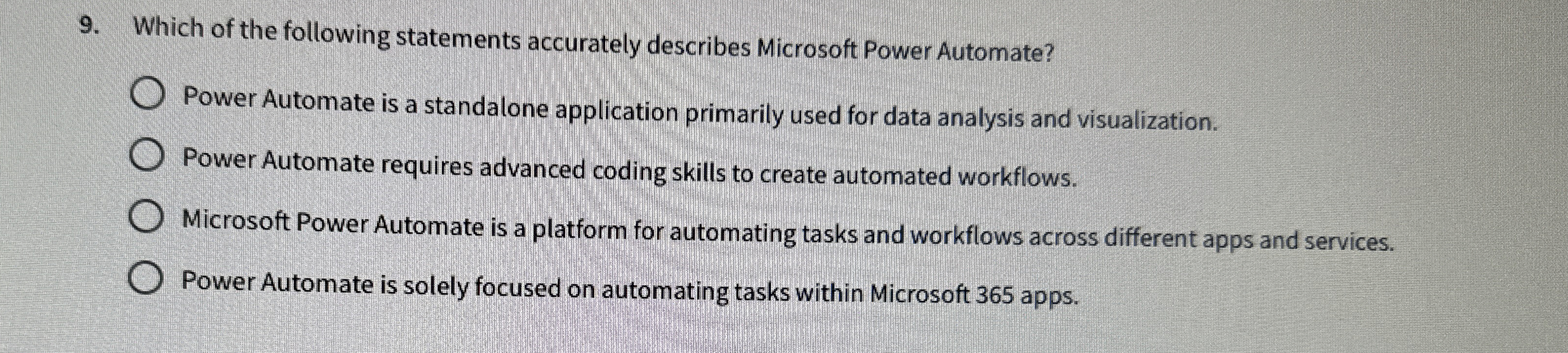 Which of the following statements accurately