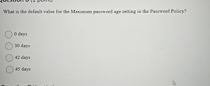 What is the default value for the Maximum