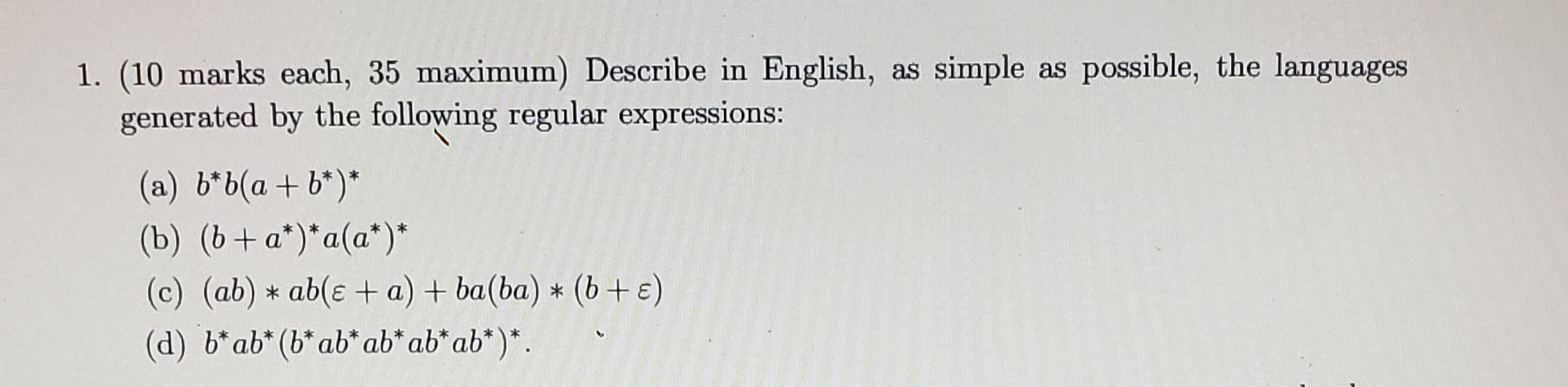 bbb ( a + a + a ) bb b translate this in simple