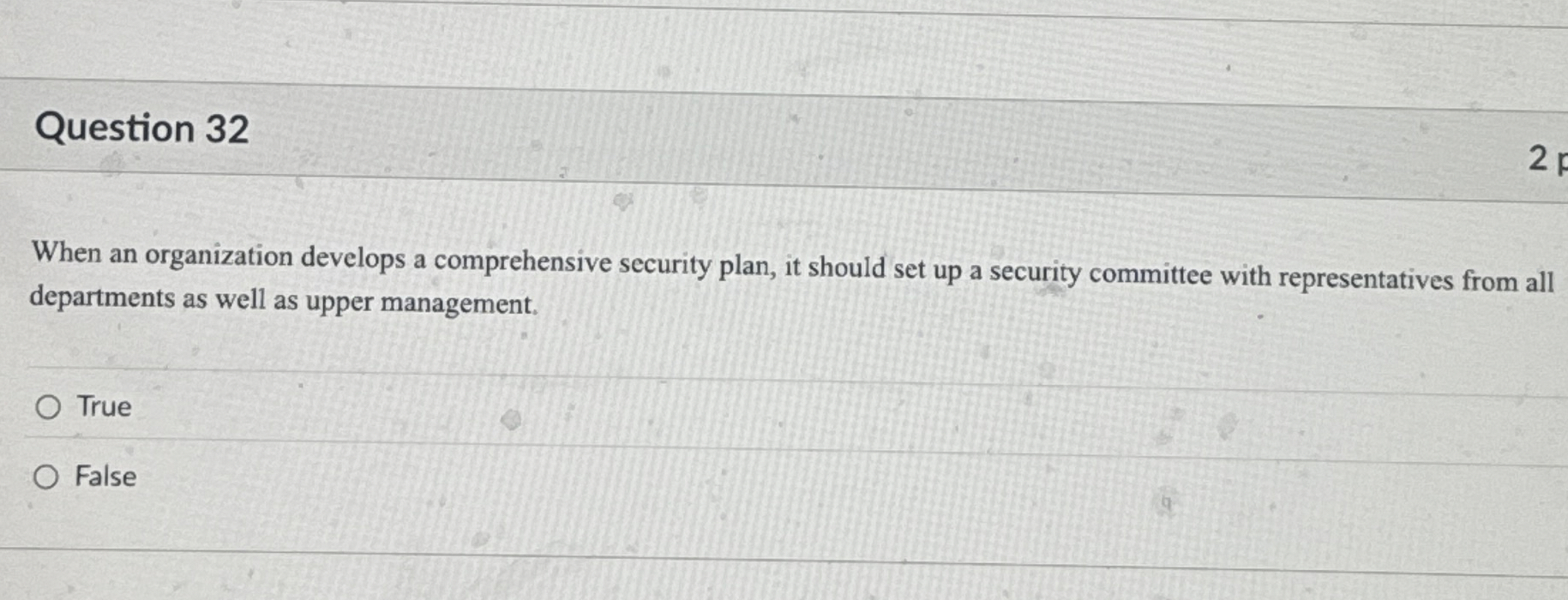 Question 3 2 2 When an organization develops a