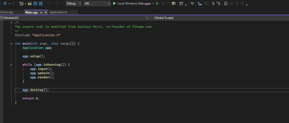 * The project is done in Microsoft Visual Studio
