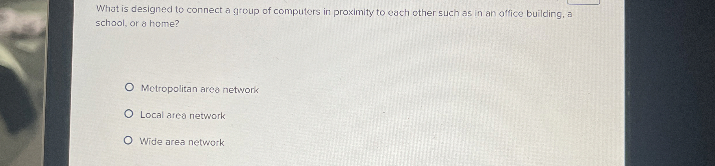 What is designed to connect a group of computers