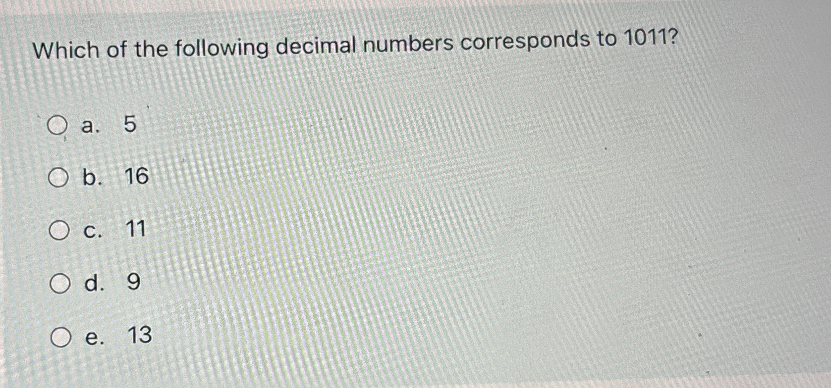 Which of the following decimal numbers