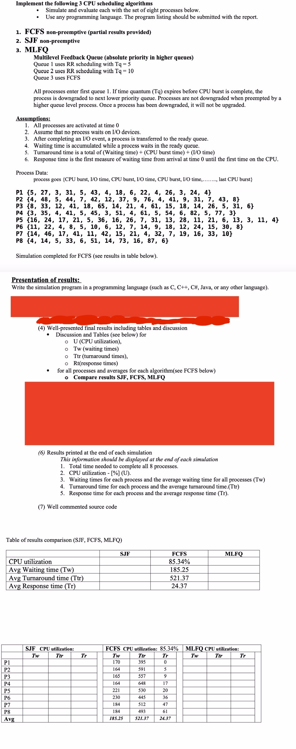 Need help with anything that it isnt in red. I