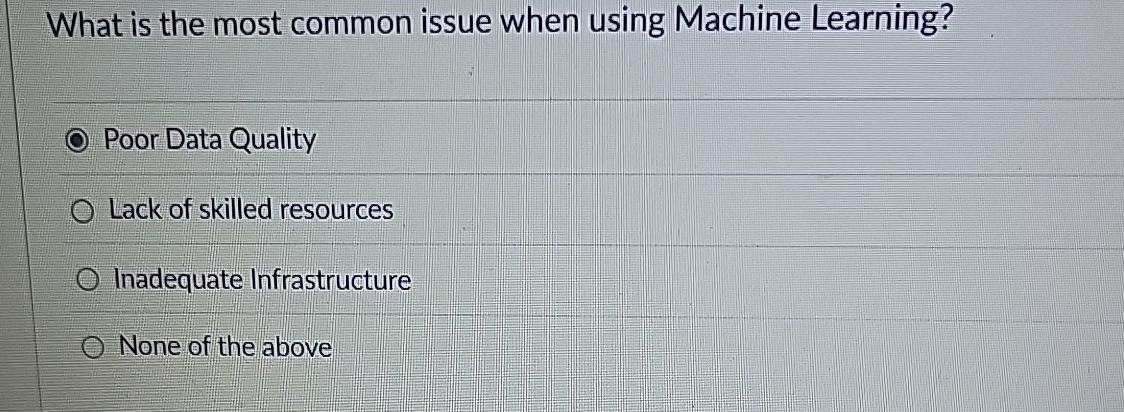 What is the most common issue when using Machine