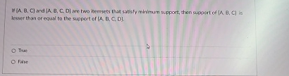 If { A , B , C ] and { A , B , C , D } are two