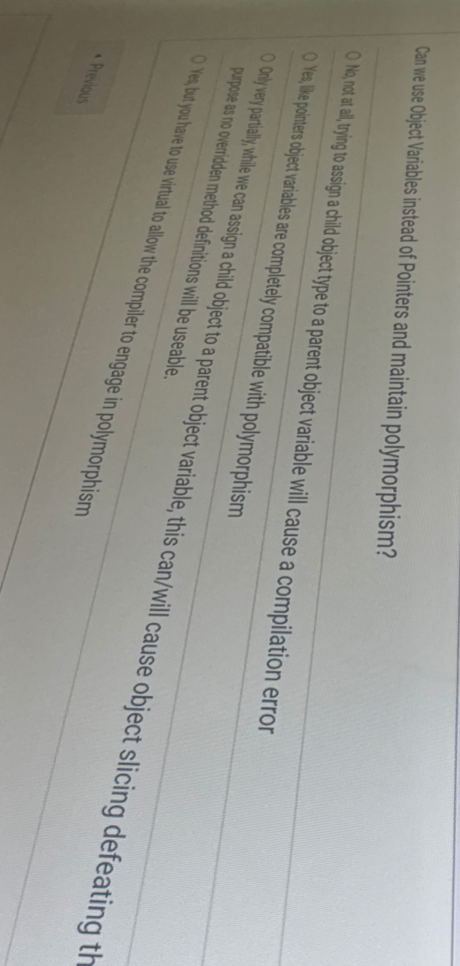 Can wie use Obect Variables instead of Pointers