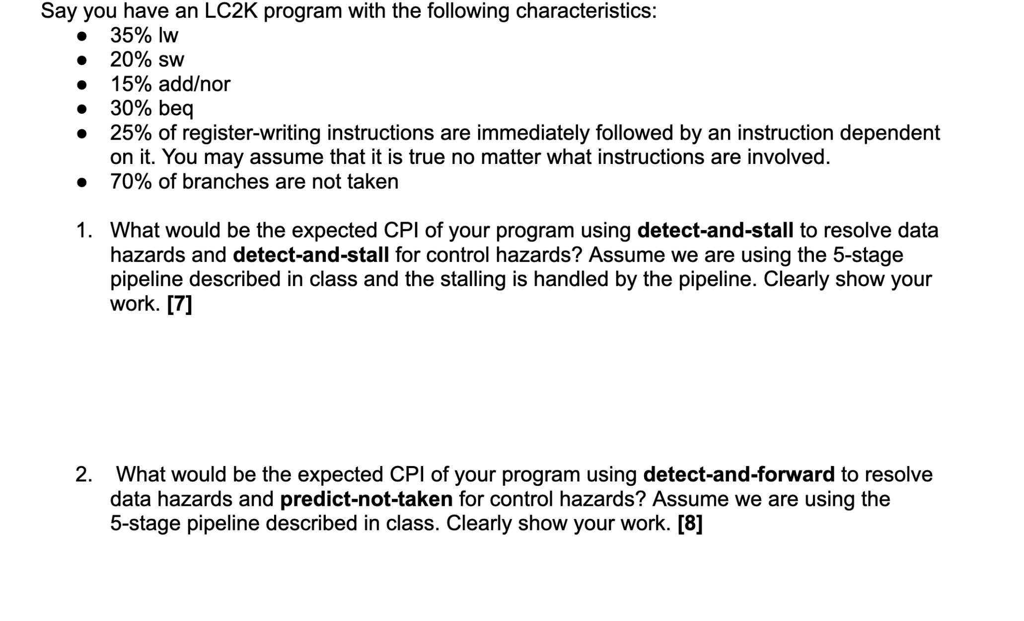 Say you have an LC 2 K program with the following