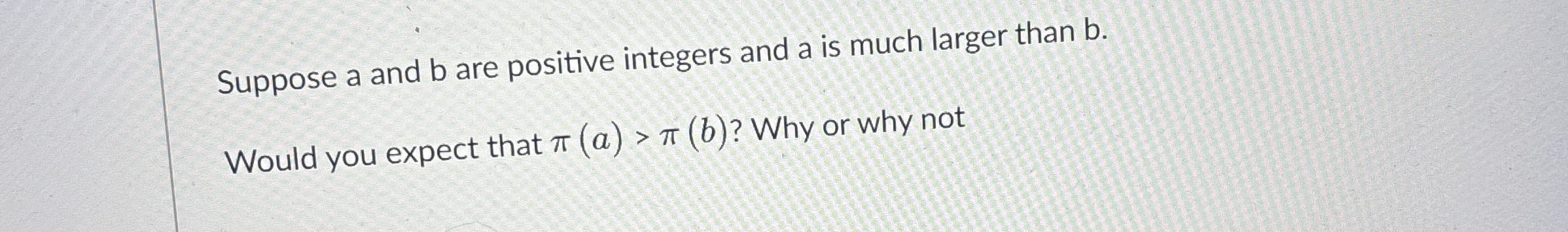 Suppose a and b are positive integers and a is