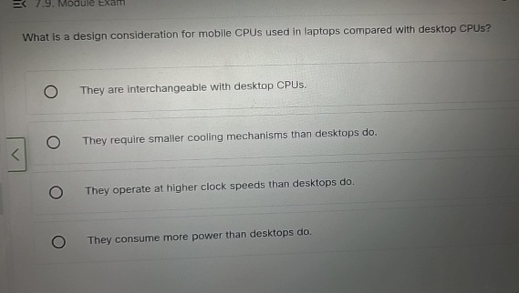 7 . 9 . Module Exam What is a design