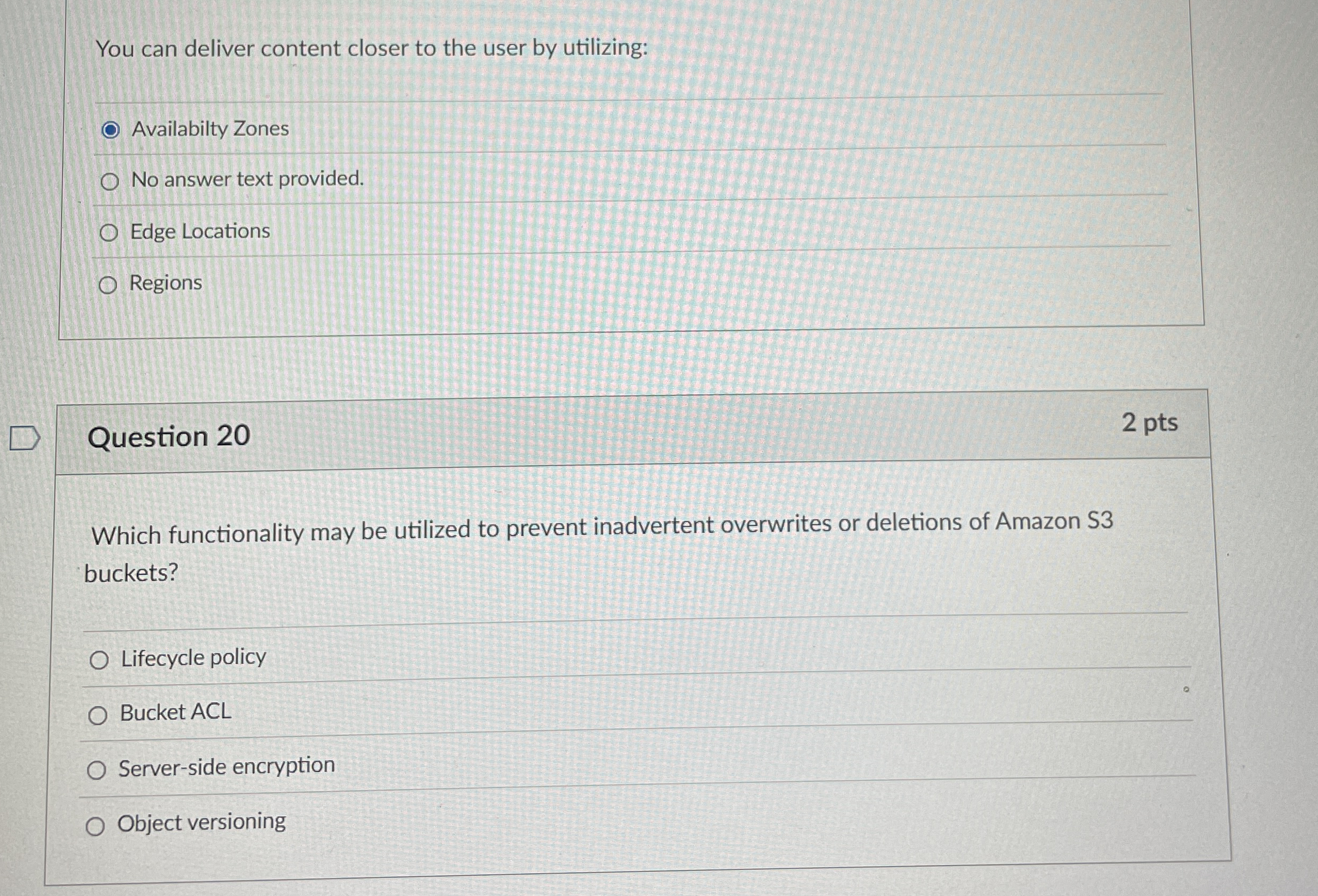 You can deliver content closer to the user by