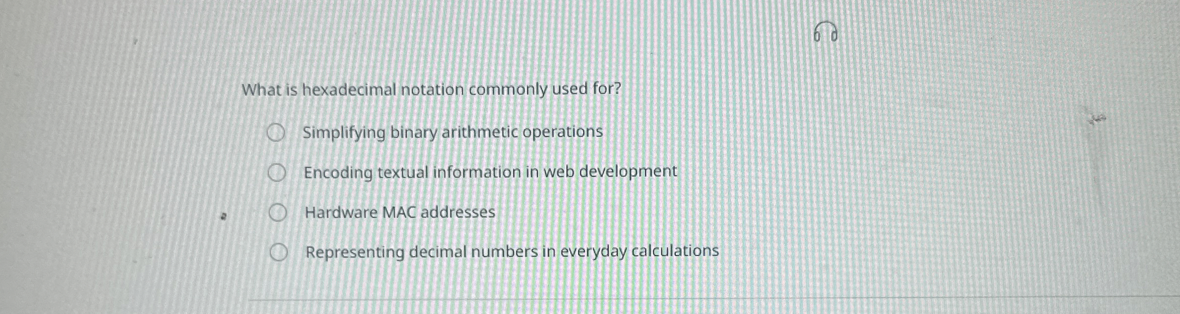 What is hexadecimal notation commonly used for?